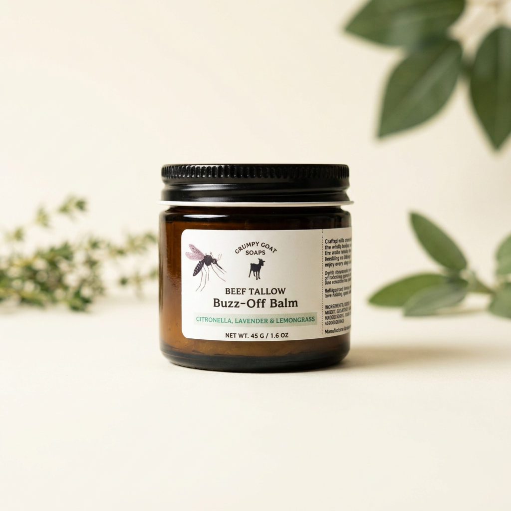 'Buzz Off' Bug Repellant Tallow Balm