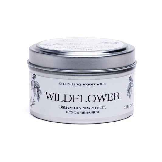 Wildflower Tin Candle 6oz
