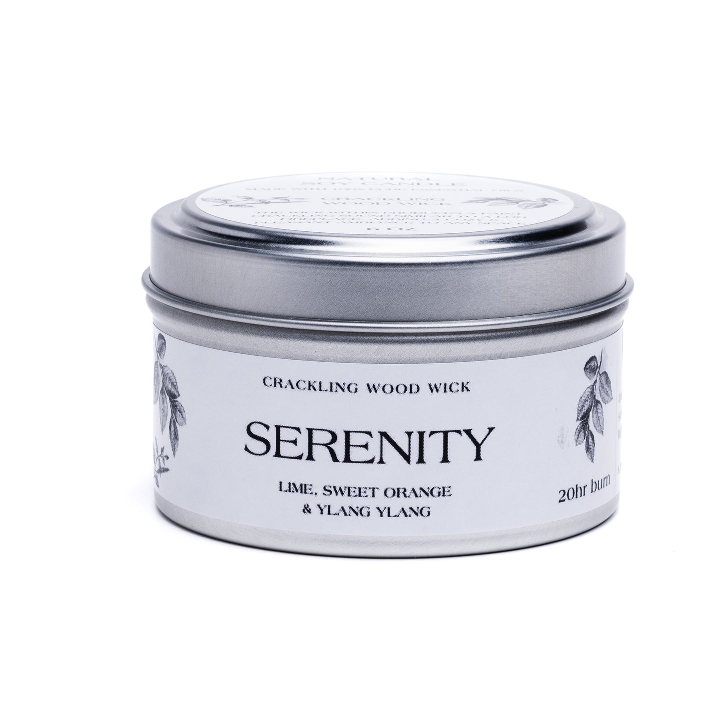 Serenity Tin Candle 6oz