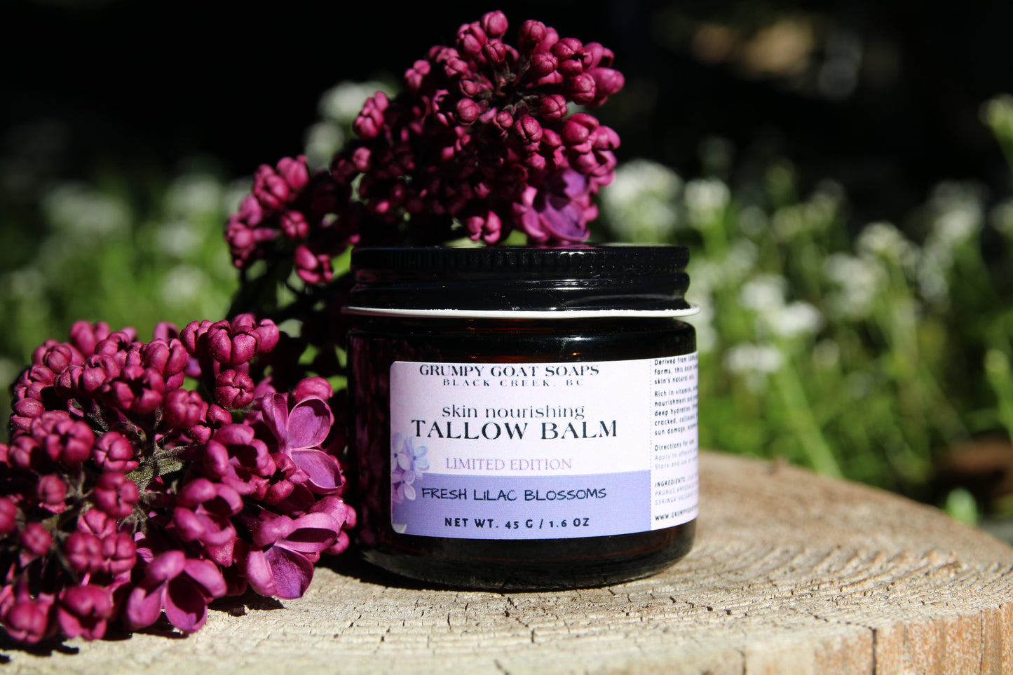 LILAC BLOSSOM Skin Nourishing Tallow Balm - LIMITED EDITION