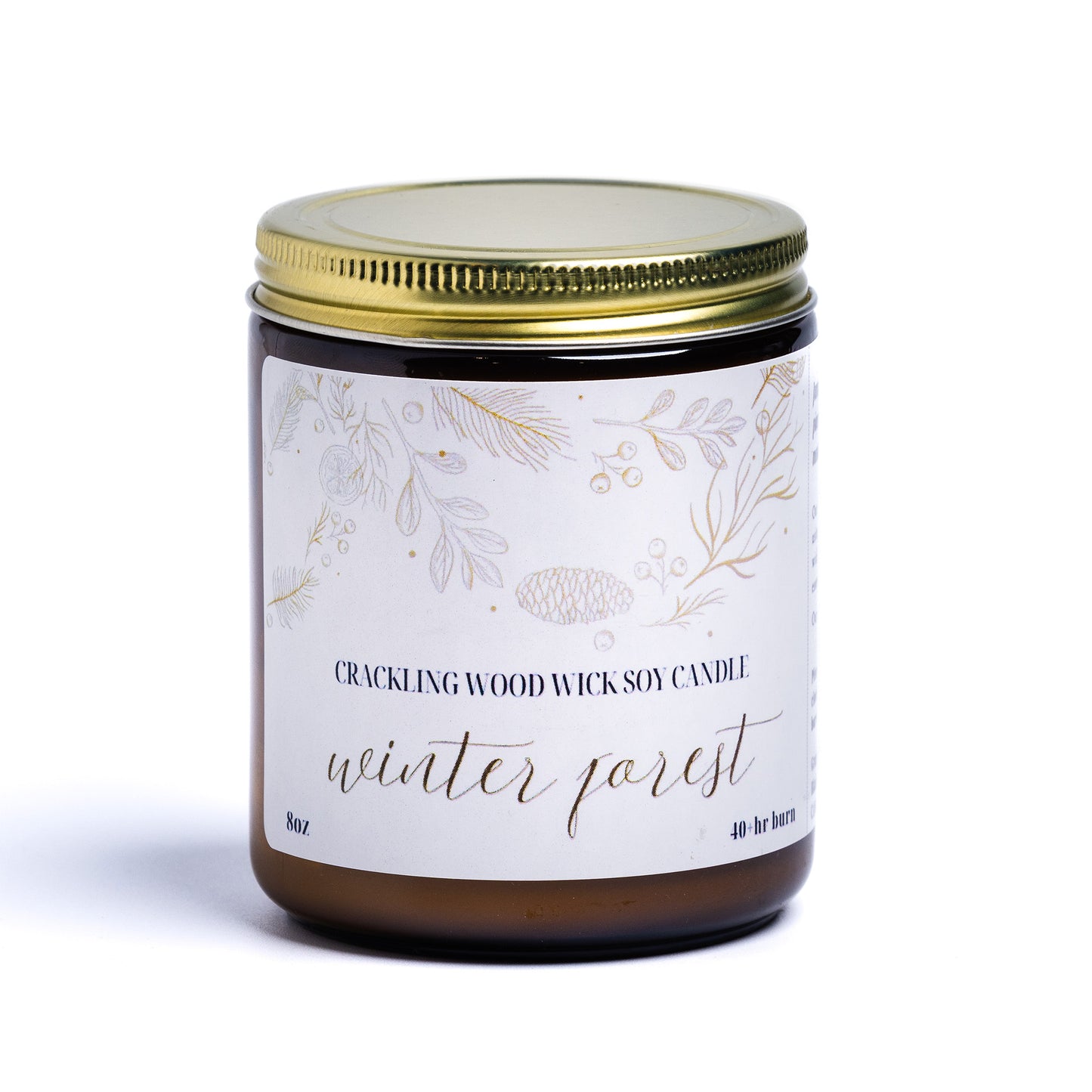 ππππππ π
πππππ - 8oz Jar Christmas Crackling Wood Wick Candle