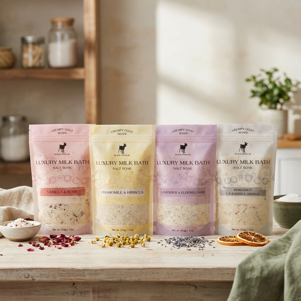 Luxury Goat Milk Bath - Salt Soak