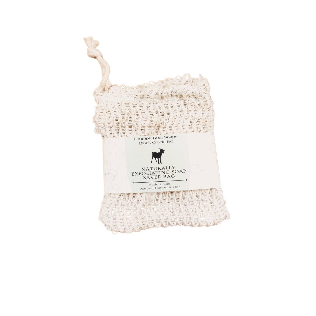 Soap Saver Pouch - Cotton & Flax